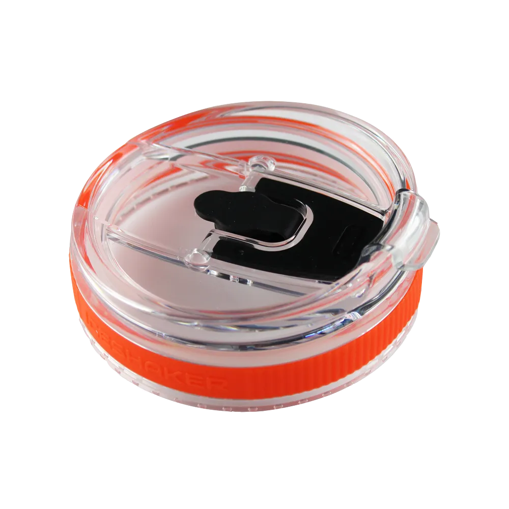 26oz Flex Lid with Straw - Orange Band