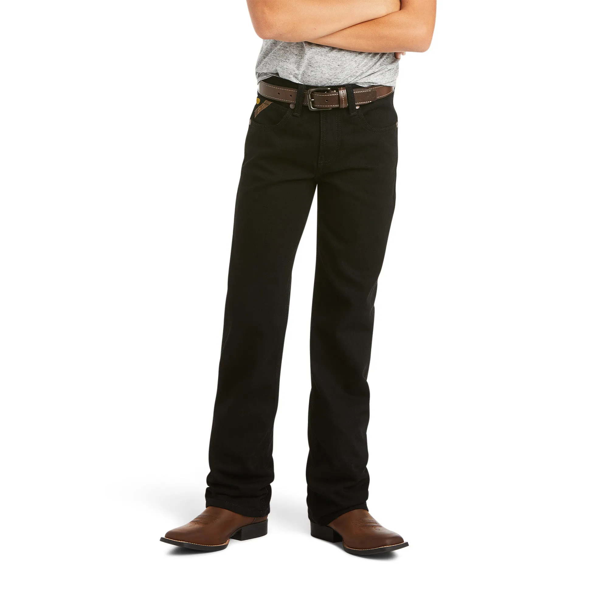 ARIAT BOYS B5 LEGACY STRAIGHT BLACK - 10036854