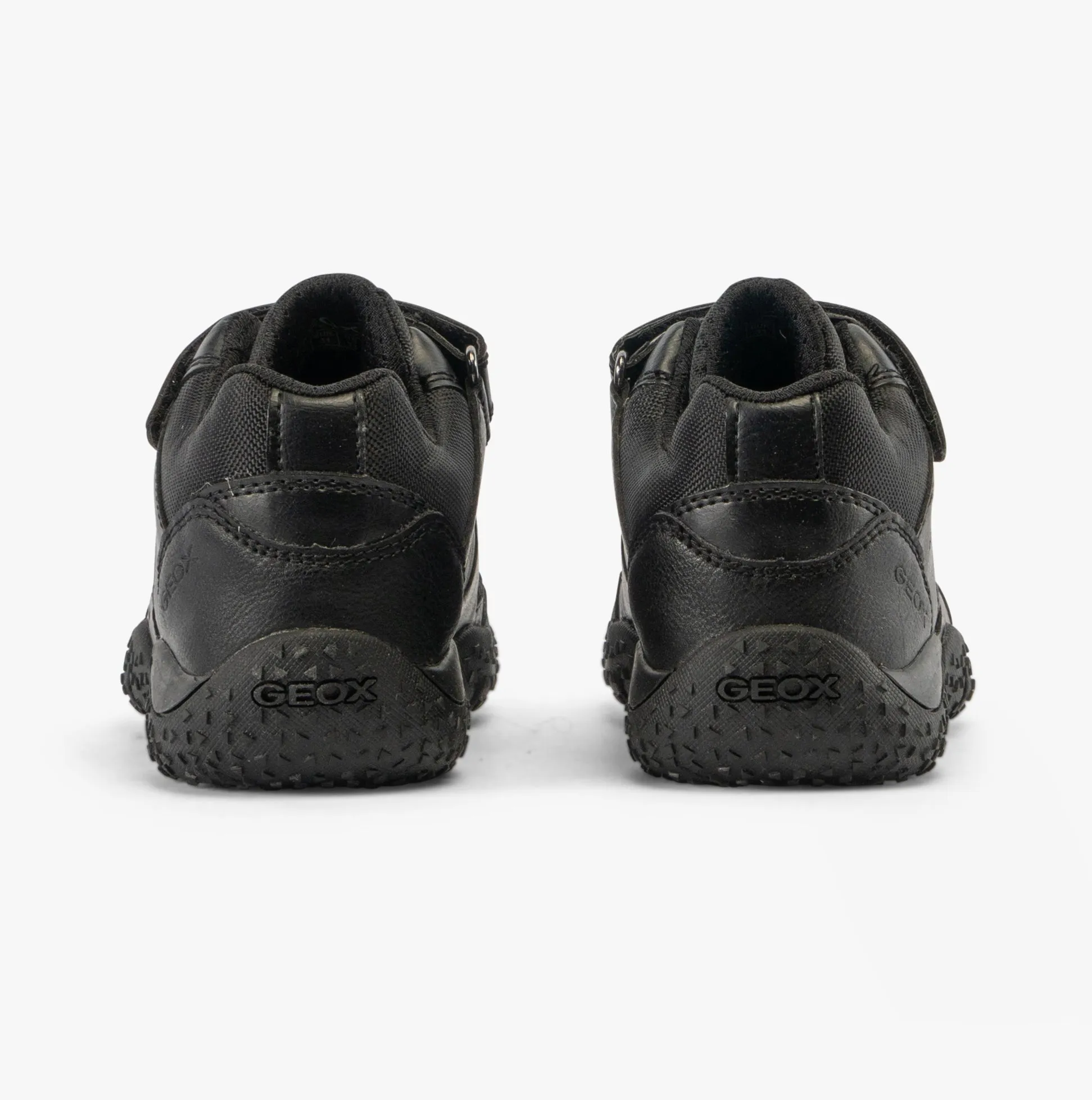BALTIC B Boys Touch Fasten School Shoes Black