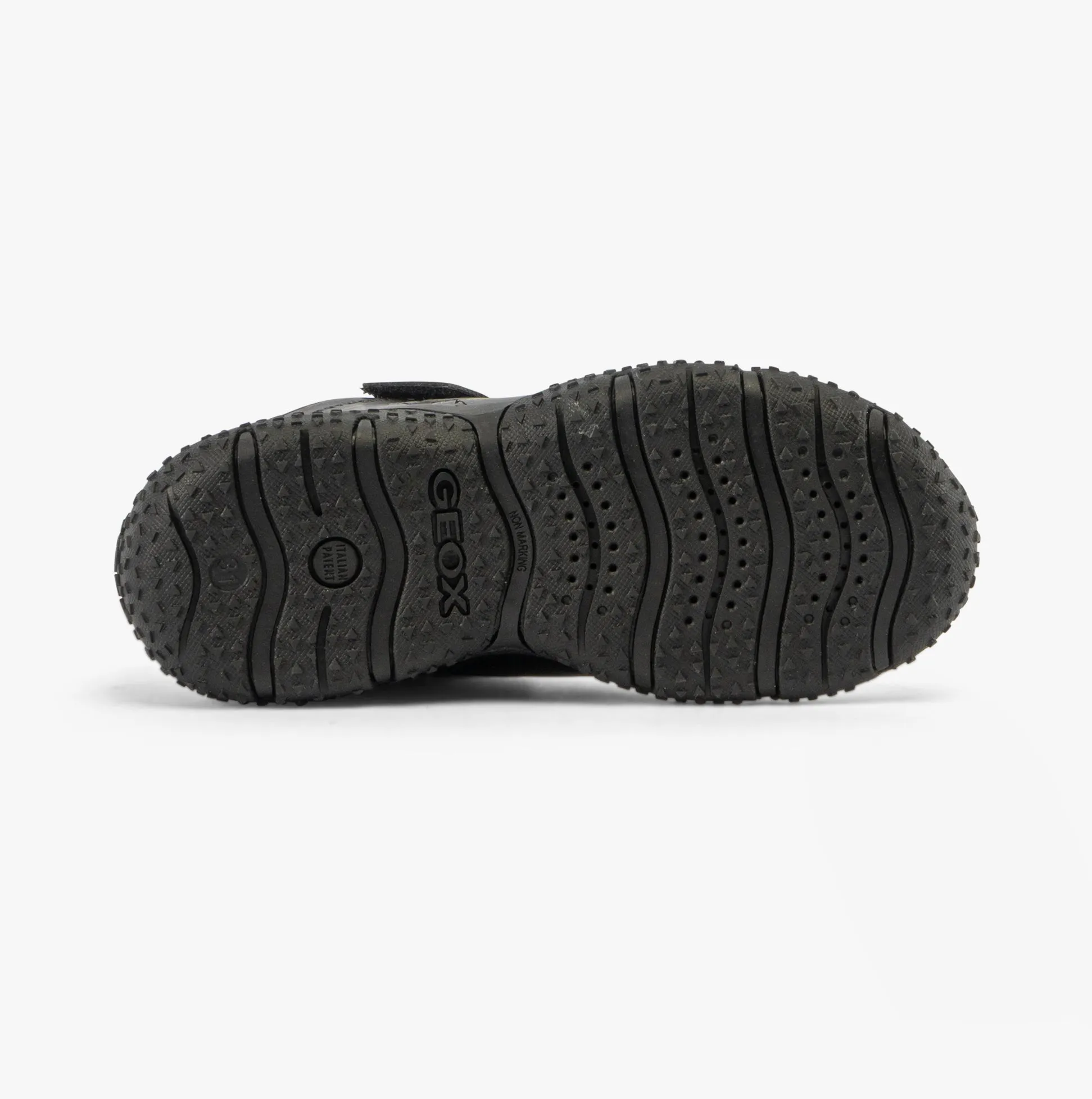 BALTIC B Boys Touch Fasten School Shoes Black