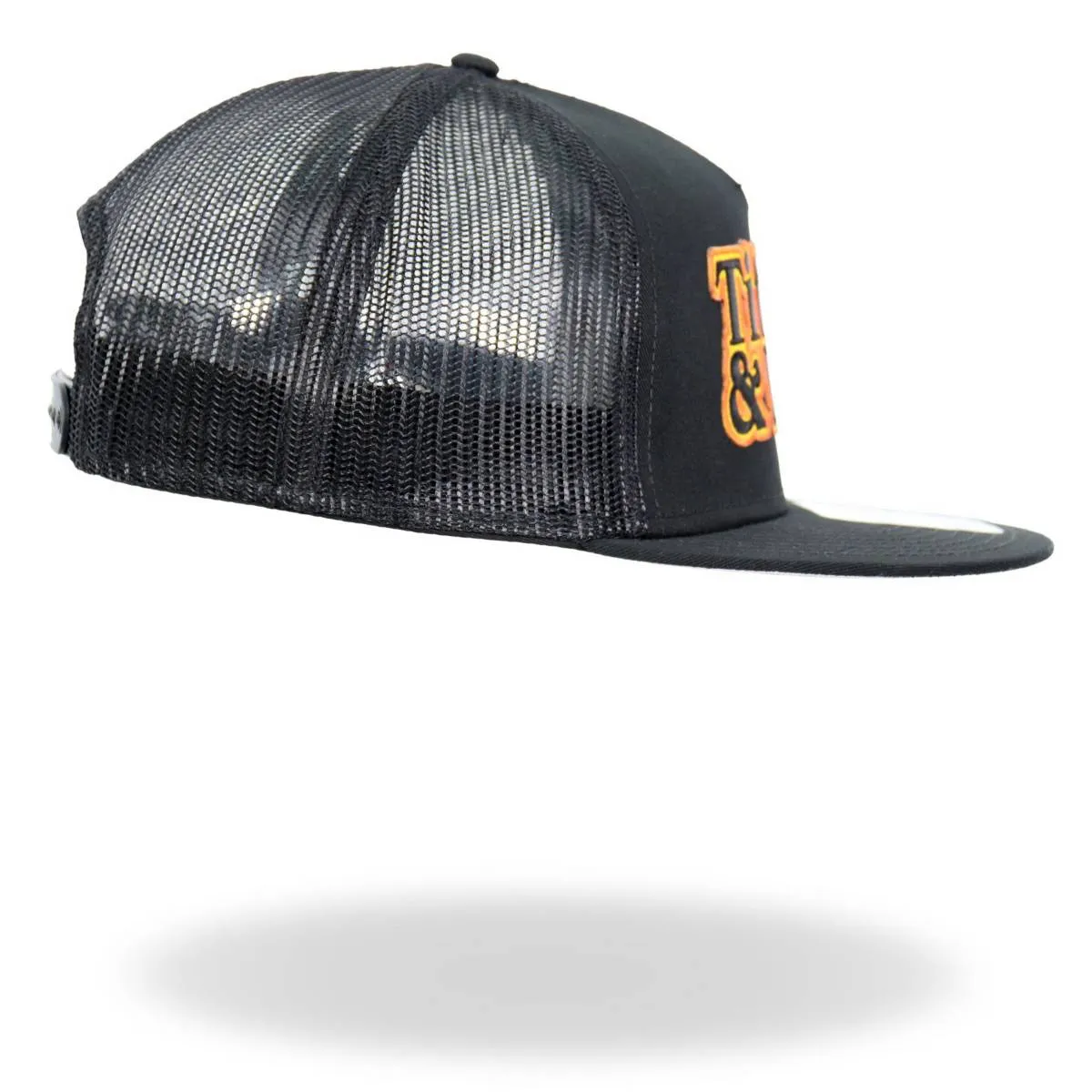 Hot Leathers Black Orange And Yellow Snapback Titties & Beer GSH2042
