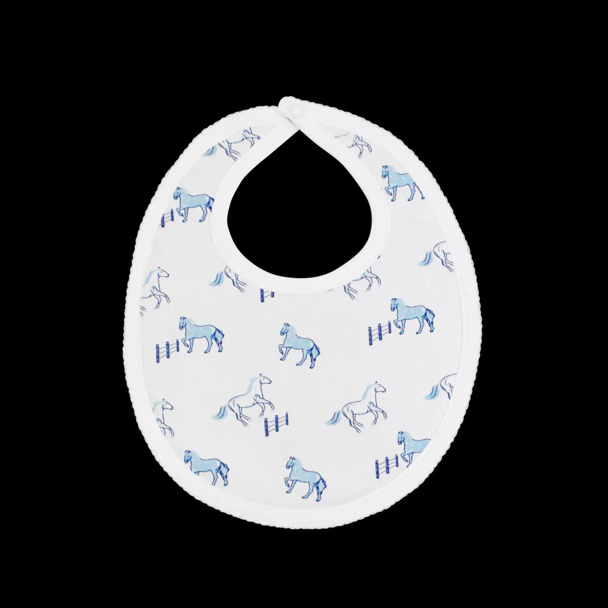 Lyda Baby Running Horses Bib 5101
