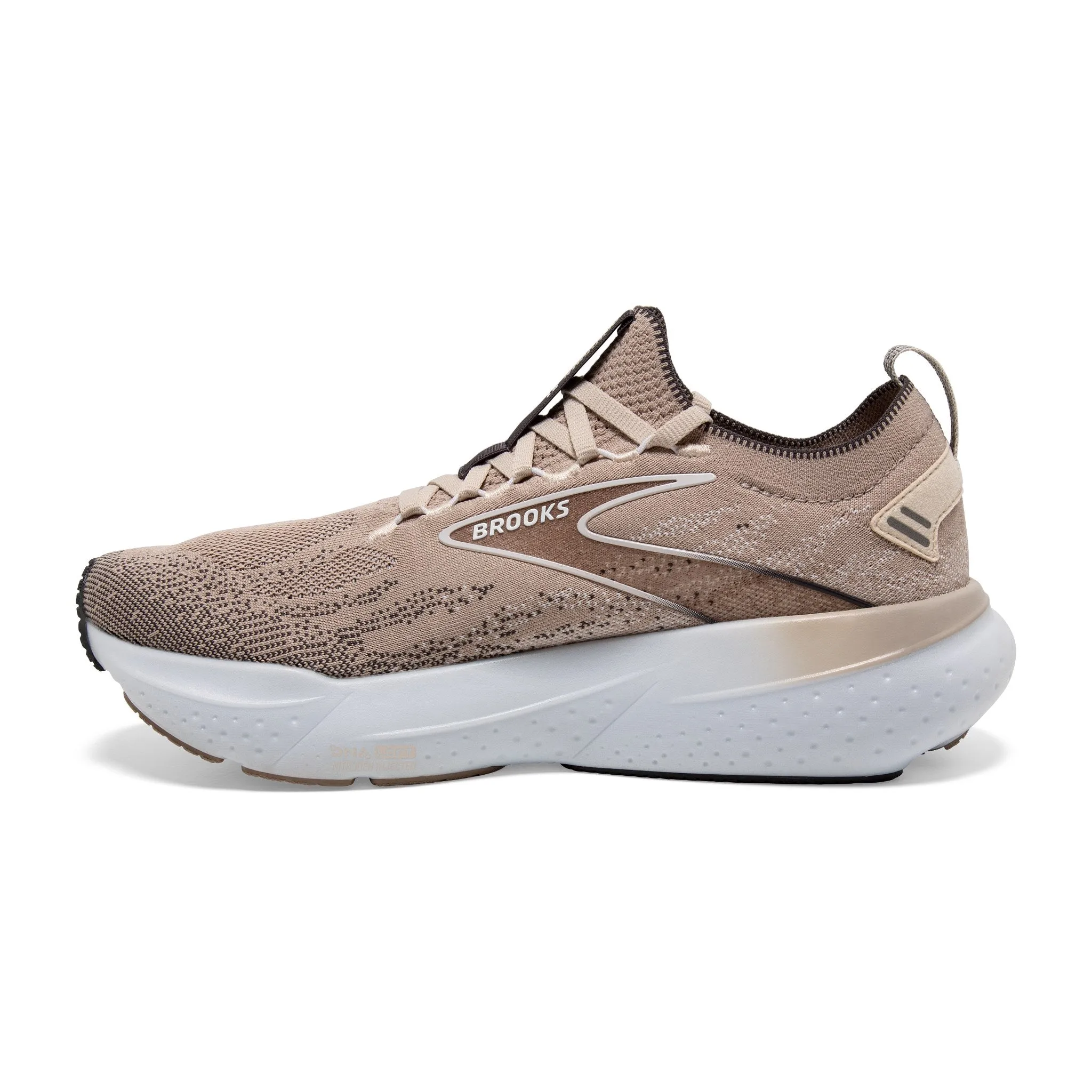 Men's Brooks Running Glycerin StealthFit 21 Road Running Shoe in Chateau Grey/Forged Iron