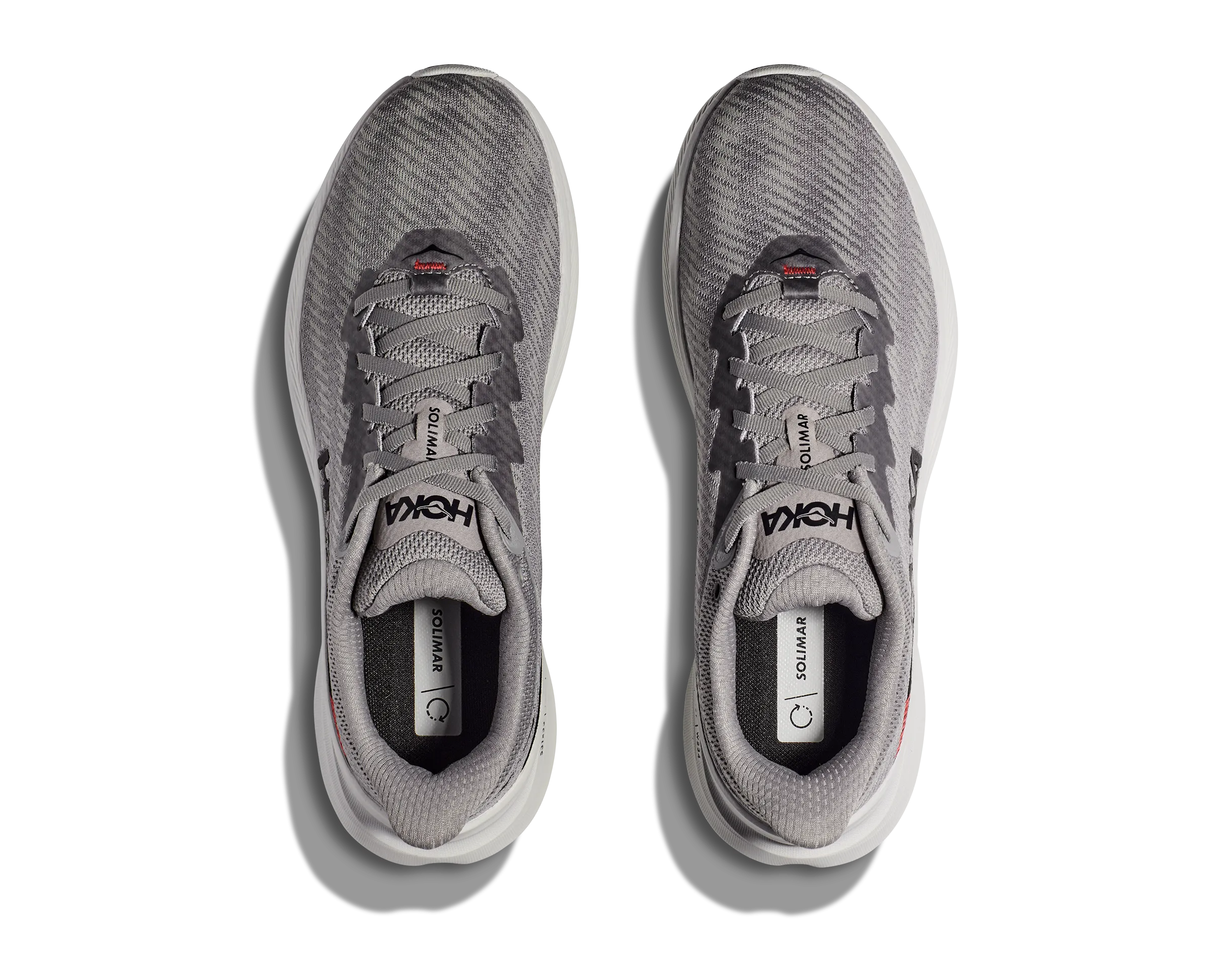 Men's HOKA Solimar Running Shoe in Limestone / Black
