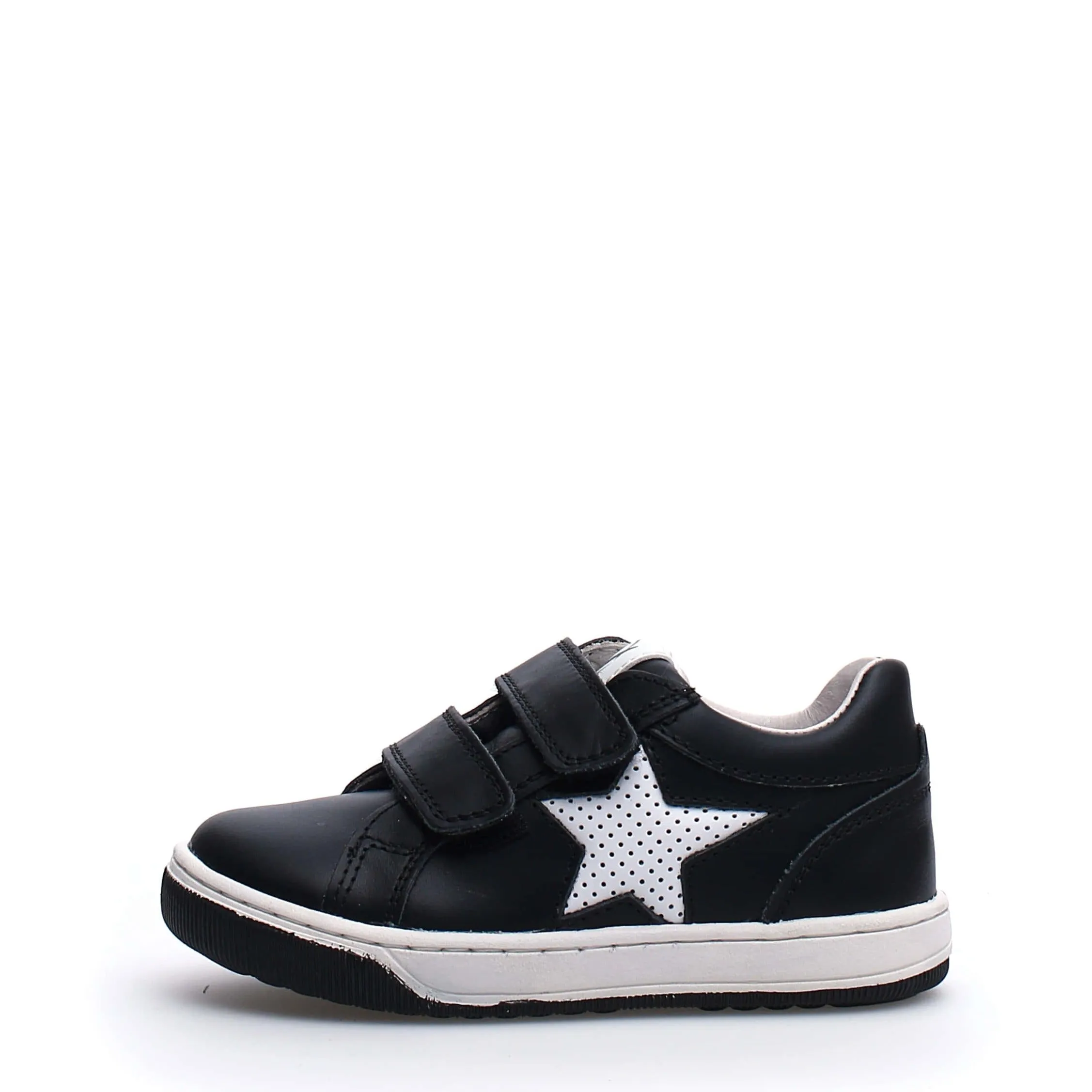 Naturino Boy's and Girl's Minds Sneakers - Black/White