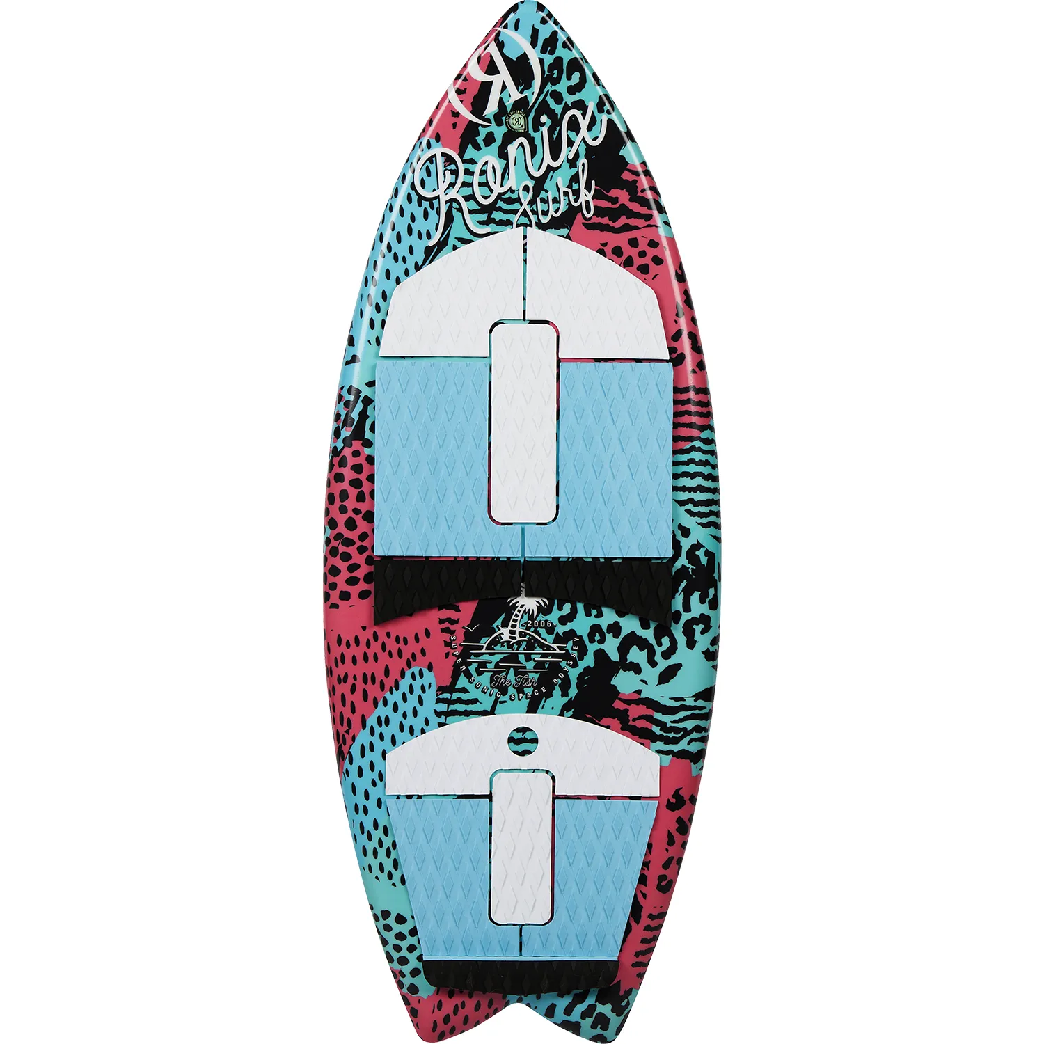 Ronix 2024 Super Sonic Space Odyssey - Girl's Fish - Coral / Mint / Black - 3'9