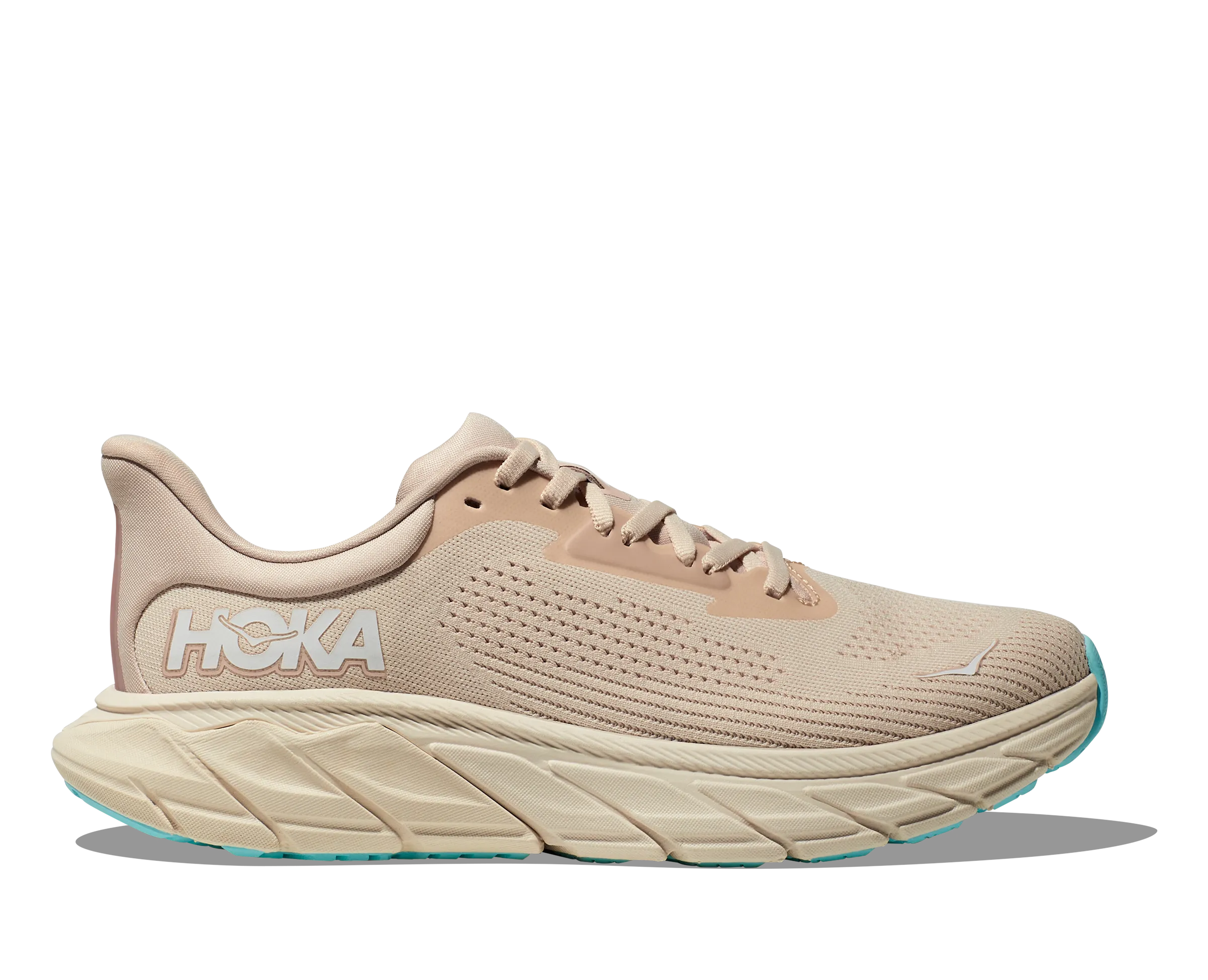 Women's HOKA Arahi 7 Running Shoe in Vanilla / Cream